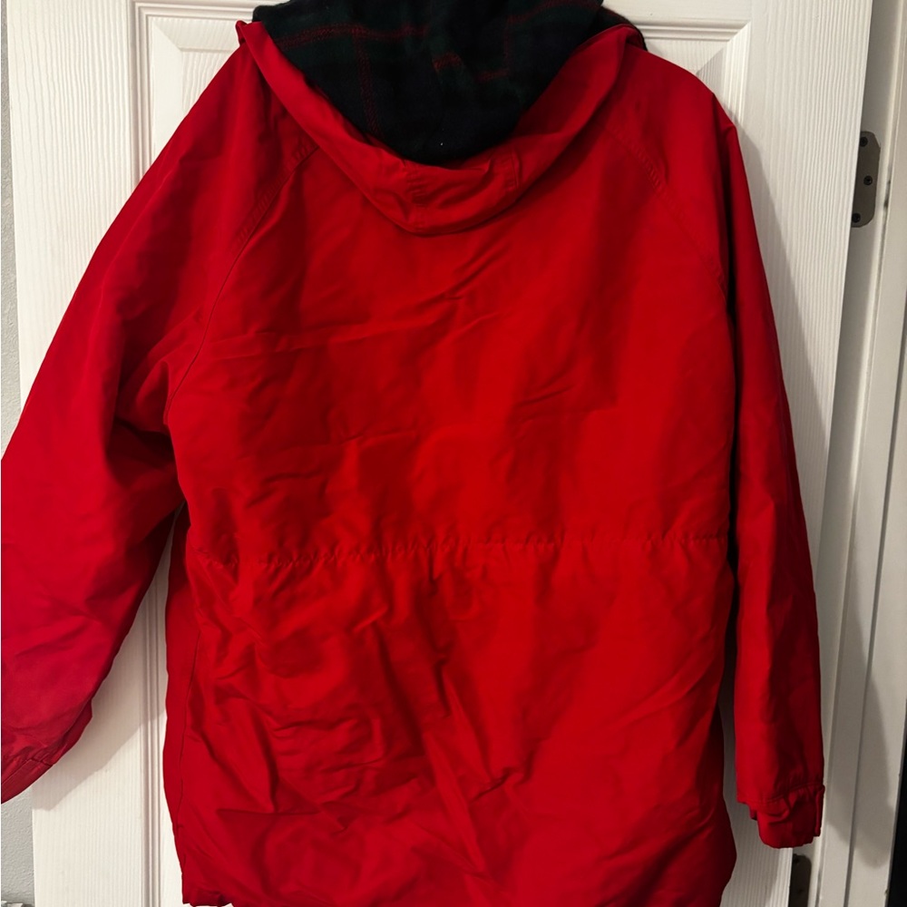 Red Vintage Woolrich Raincoat - Picture 4 of 4